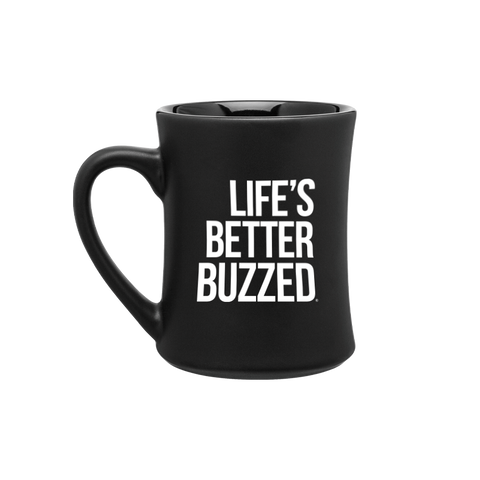 Better Buzz Logo Cafe Mug - NORCON STORE LLC