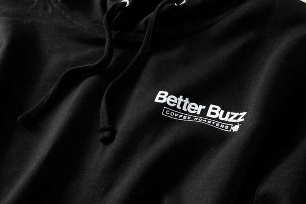 Unisex BB Logo Pullover Hoodie - Black