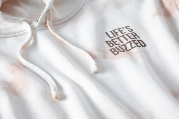 LBB Tie Dye Hoodie - Dusty Pink