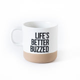 Speckled Ceramic Mug -  12 oz White