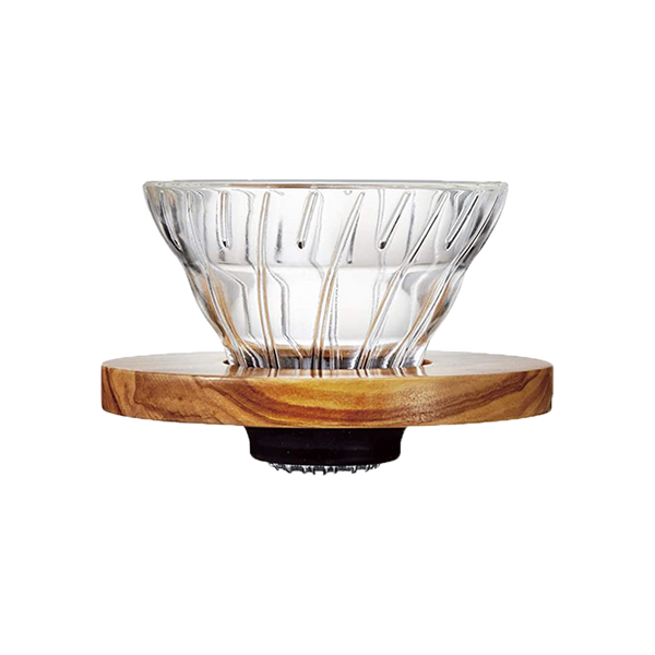 V60 Glass Dripper Wood 01 - NORCON STORE LLC
